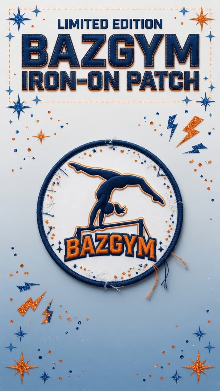 BazGym limited edition iron-on patch
